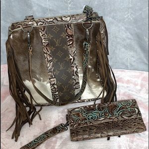 Western Fringed Bag & Matching Wallet